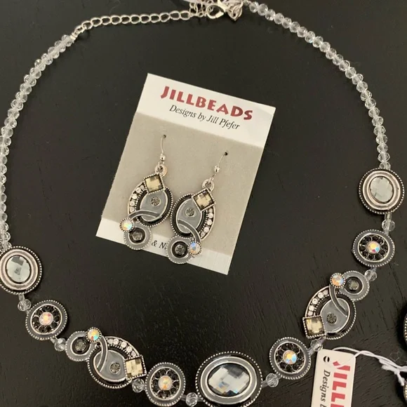 NWT Jill Pfefer Designs JILLBEADS necklace, bracelet and earrings. - Picture 2 of 9